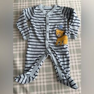 Carter's Blue Striped One Piece with Lion